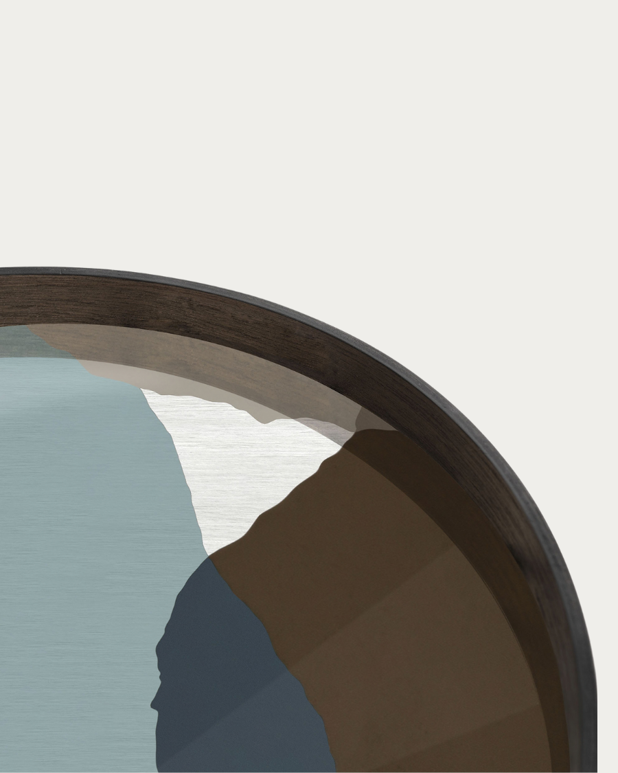 Tablett WABI SABI Graphite Rund - Ø92