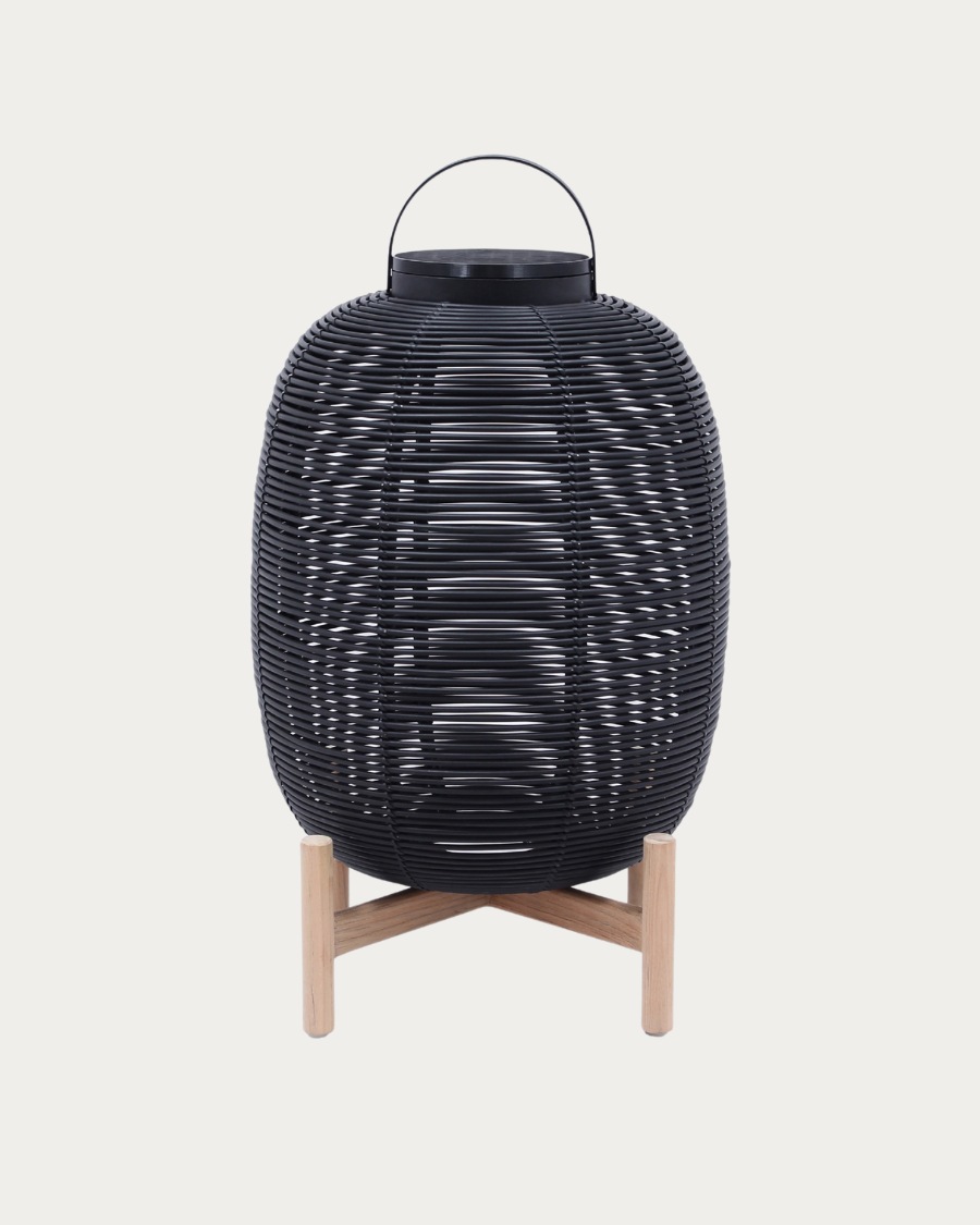 Laterne TIKA Schwarz