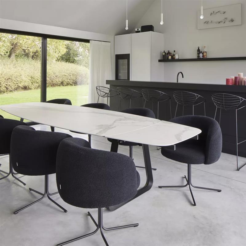 Ausziehtisch CURVE FAUX ELYPS