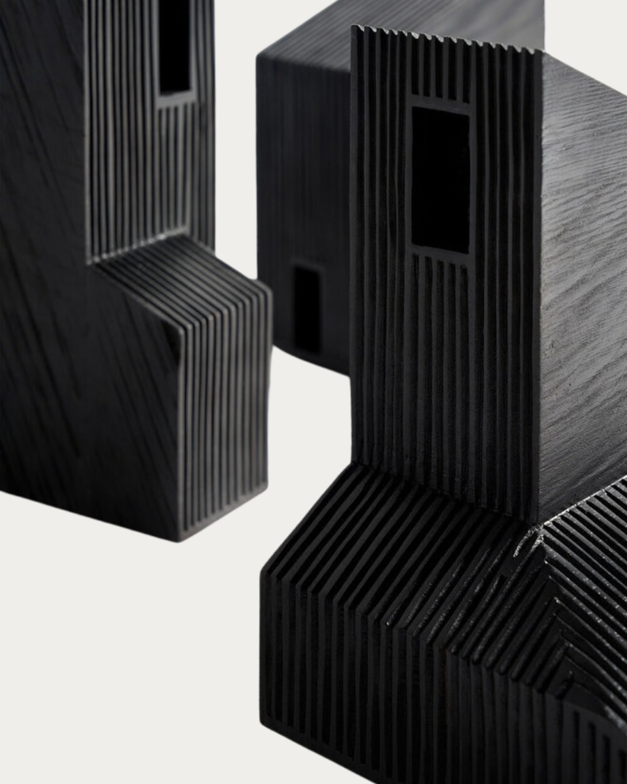 Decoration HOUSES Black Modern Farm