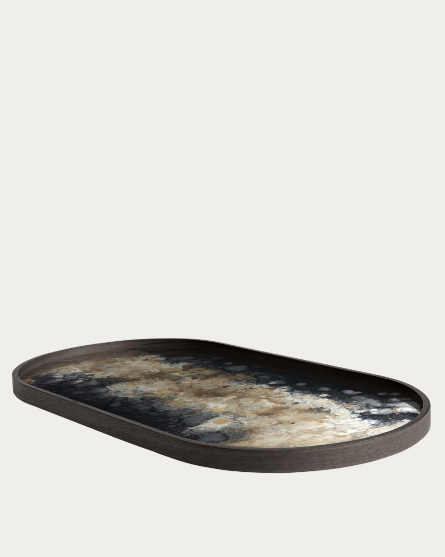 Glastablett CLASSICS Black Organic Oblong - 71x36