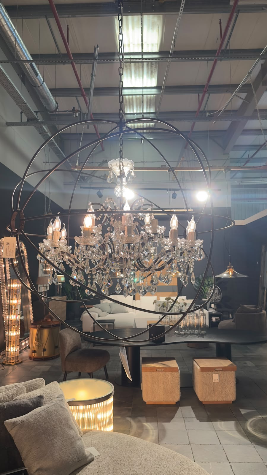 EXPO Timothy Oulton GYRO CRYSTAL Pendant Light