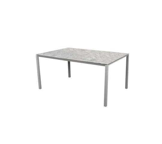 Dining table PURE Light grey 150x90