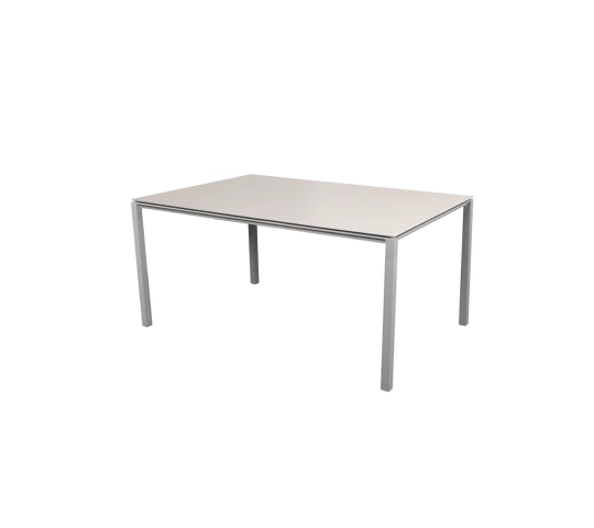 Dining table PURE Light grey 150x90