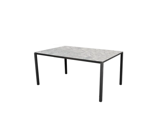 Table à manger PURE Lava gris 150x90