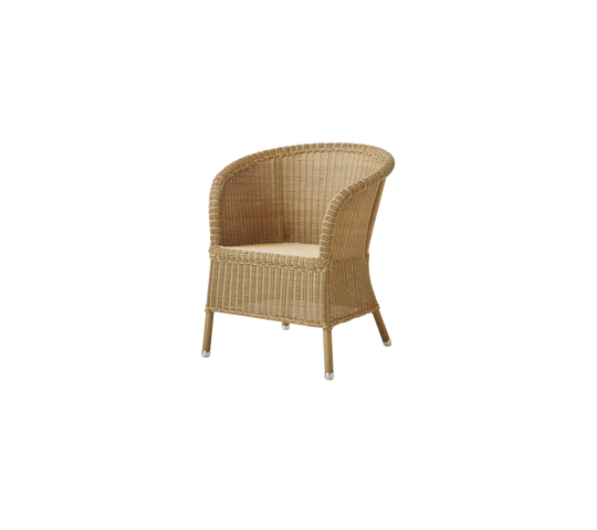 DERBY garden armchair with seat and back cushion