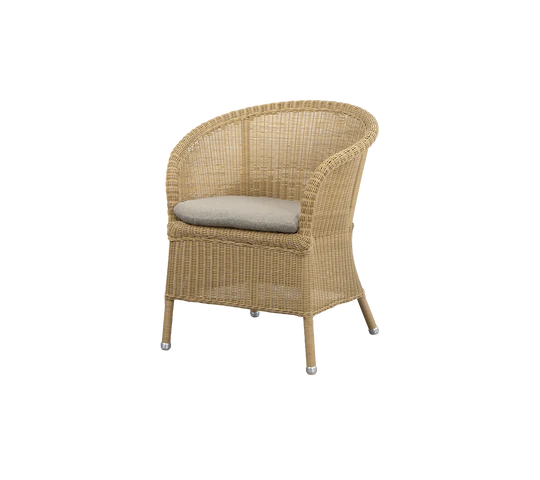 Fauteuil de jardin DERBY avec coussin d'assise et de dossier