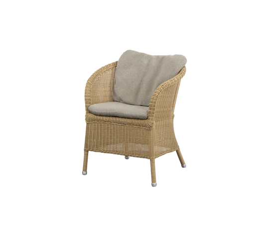 Fauteuil de jardin DERBY avec coussin d'assise et de dossier