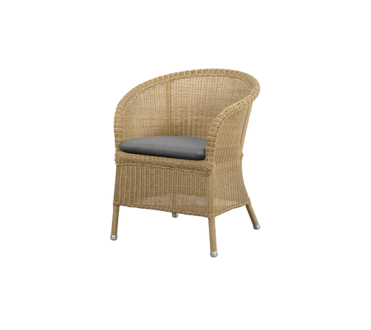 Fauteuil de jardin DERBY avec coussin d'assise et de dossier