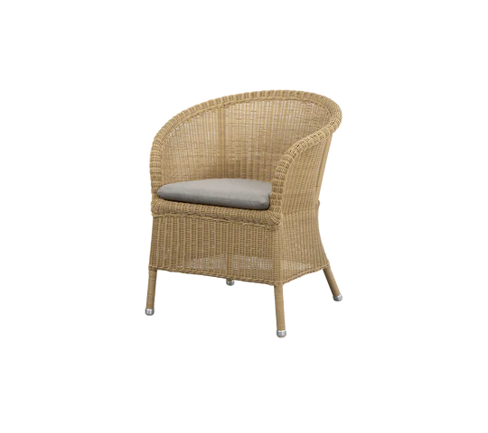 DERBY garden armchair with seat and back cushion