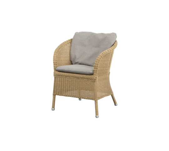 Fauteuil de jardin DERBY avec coussin d'assise et de dossier