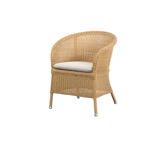 Fauteuil de jardin DERBY avec coussin d'assise et de dossier