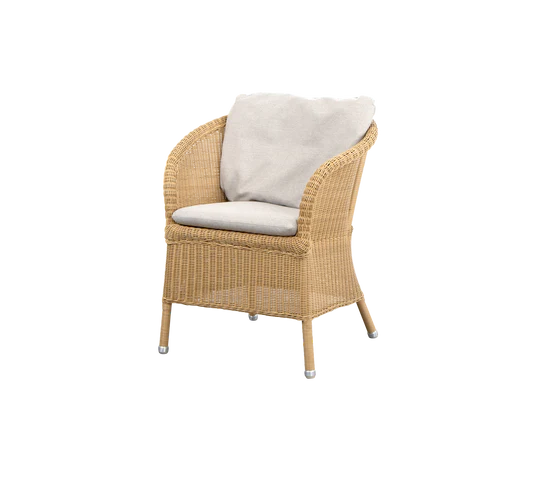 Fauteuil de jardin DERBY avec coussin d'assise et de dossier