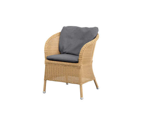 DERBY garden armchair with seat and back cushion