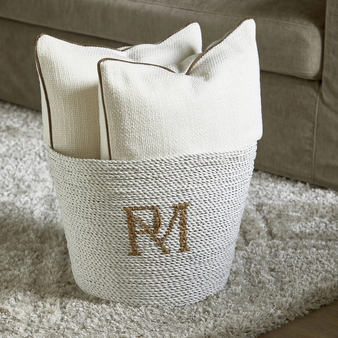 Basket set RM MONOGRAM