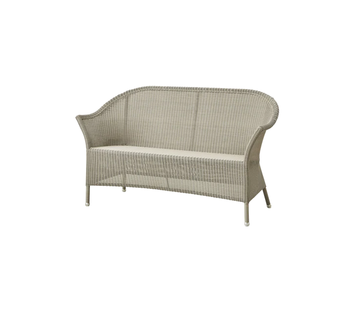 Gartensofa LANSING Taupe 2 Sitzer