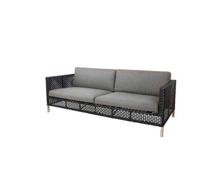 Gartensofa CONNECT Anthrazit 3 Sitzer