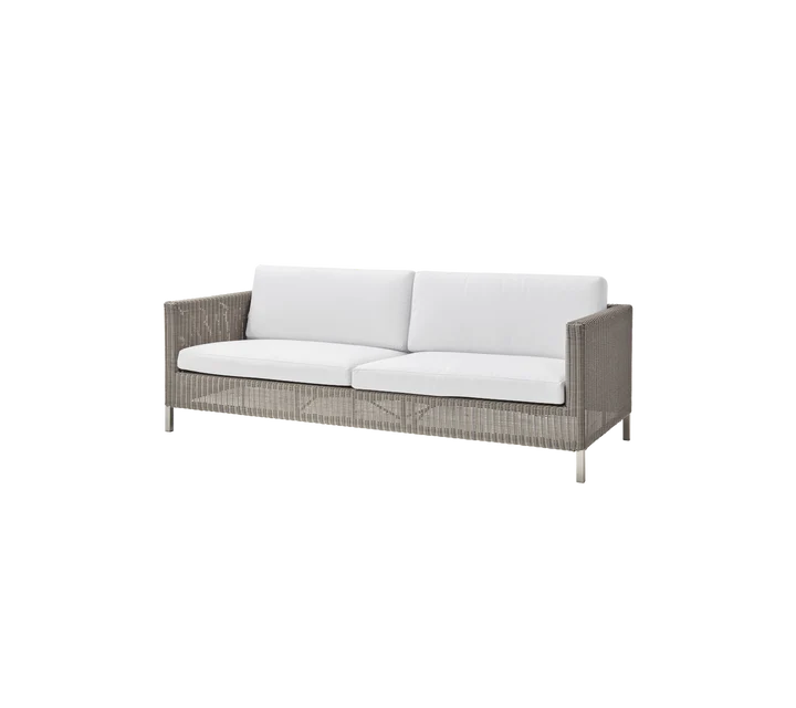 Garden sofa CONNECT Taupe 3 seater