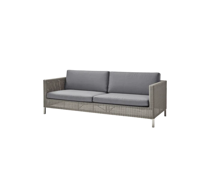 Garden sofa CONNECT Taupe 3 seater