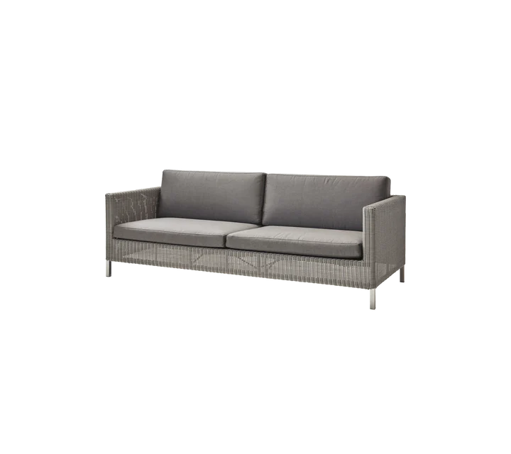 Garden sofa CONNECT Taupe 3 seater