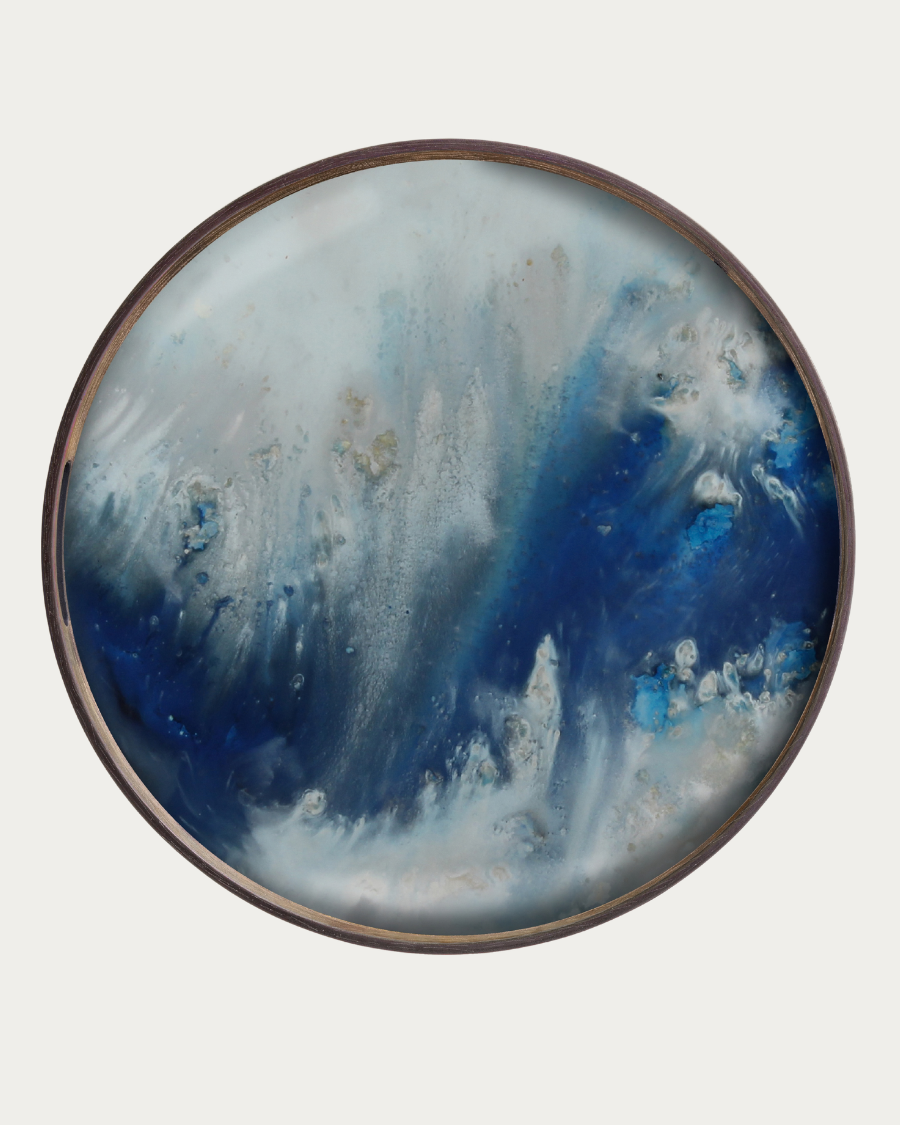 Tablett CLASSICS ORGANIC Indigo - Ø48