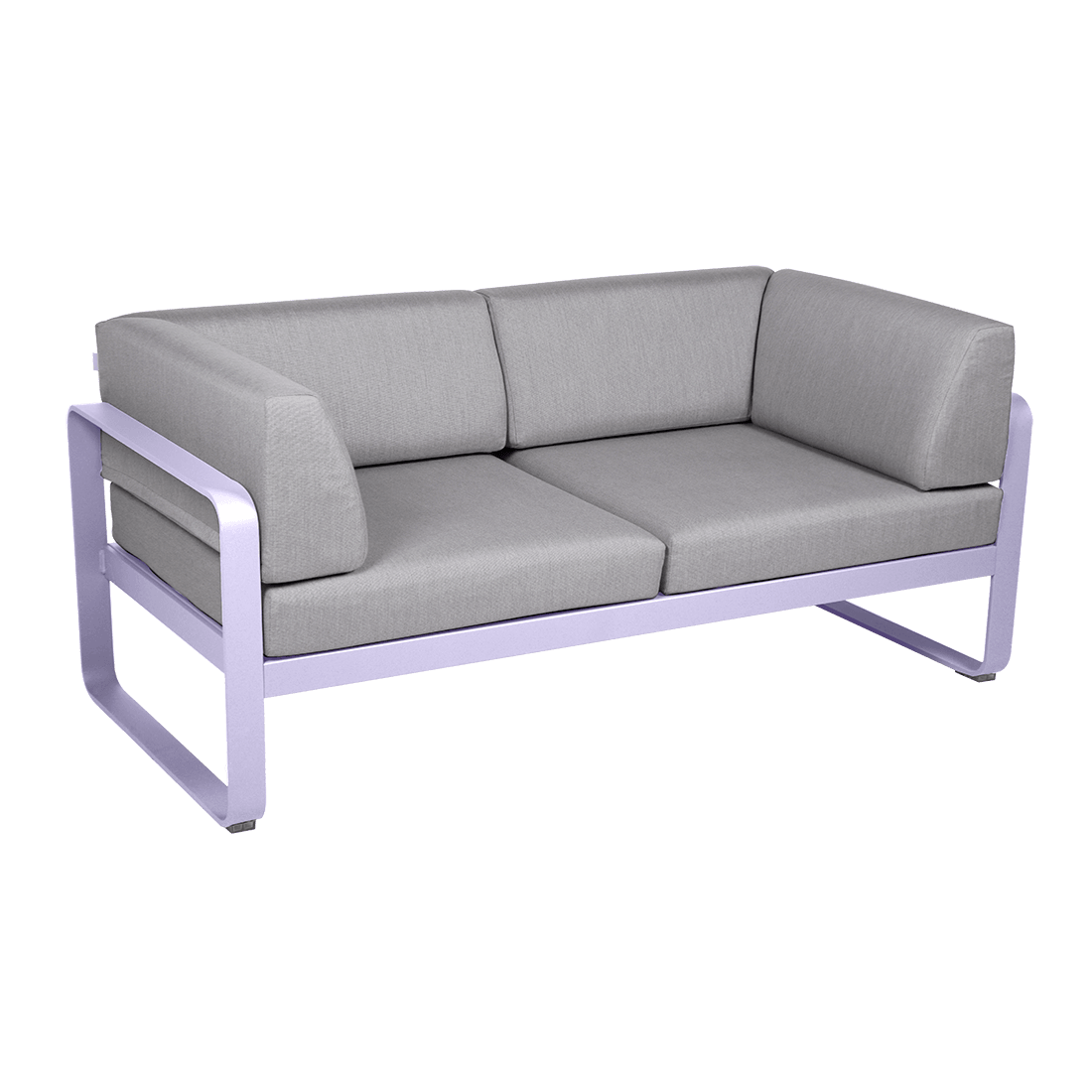 Gartensofa BELLEVIE - 2-Sitzer mit Seitenkissen