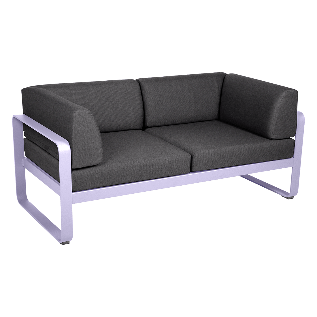 Gartensofa BELLEVIE - 2-Sitzer mit Seitenkissen