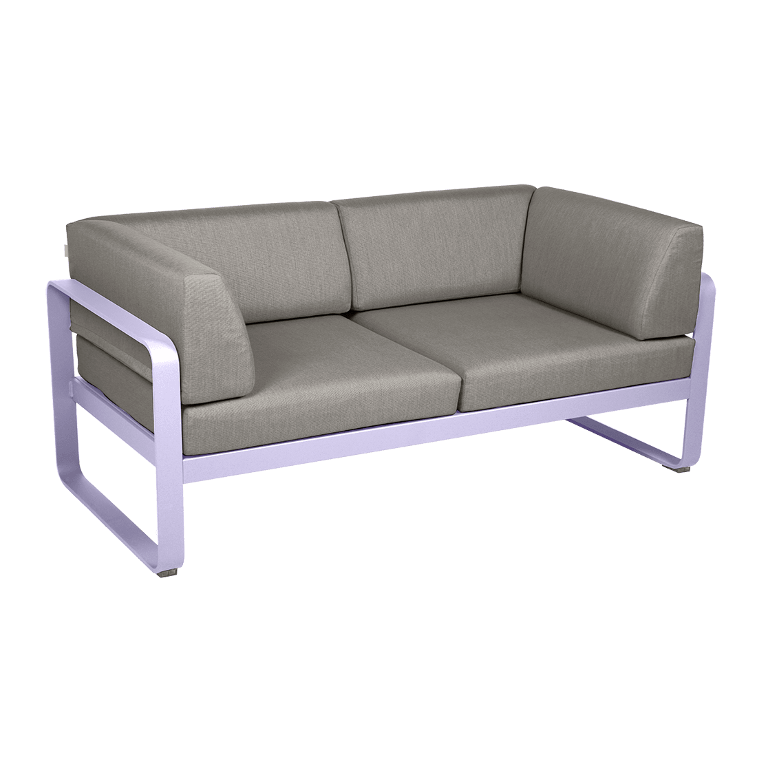 Gartensofa BELLEVIE - 2-Sitzer mit Seitenkissen