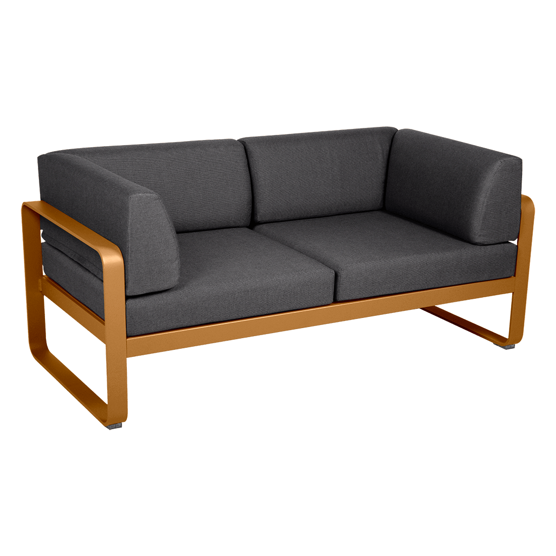 Gartensofa BELLEVIE - 2-Sitzer mit Seitenkissen