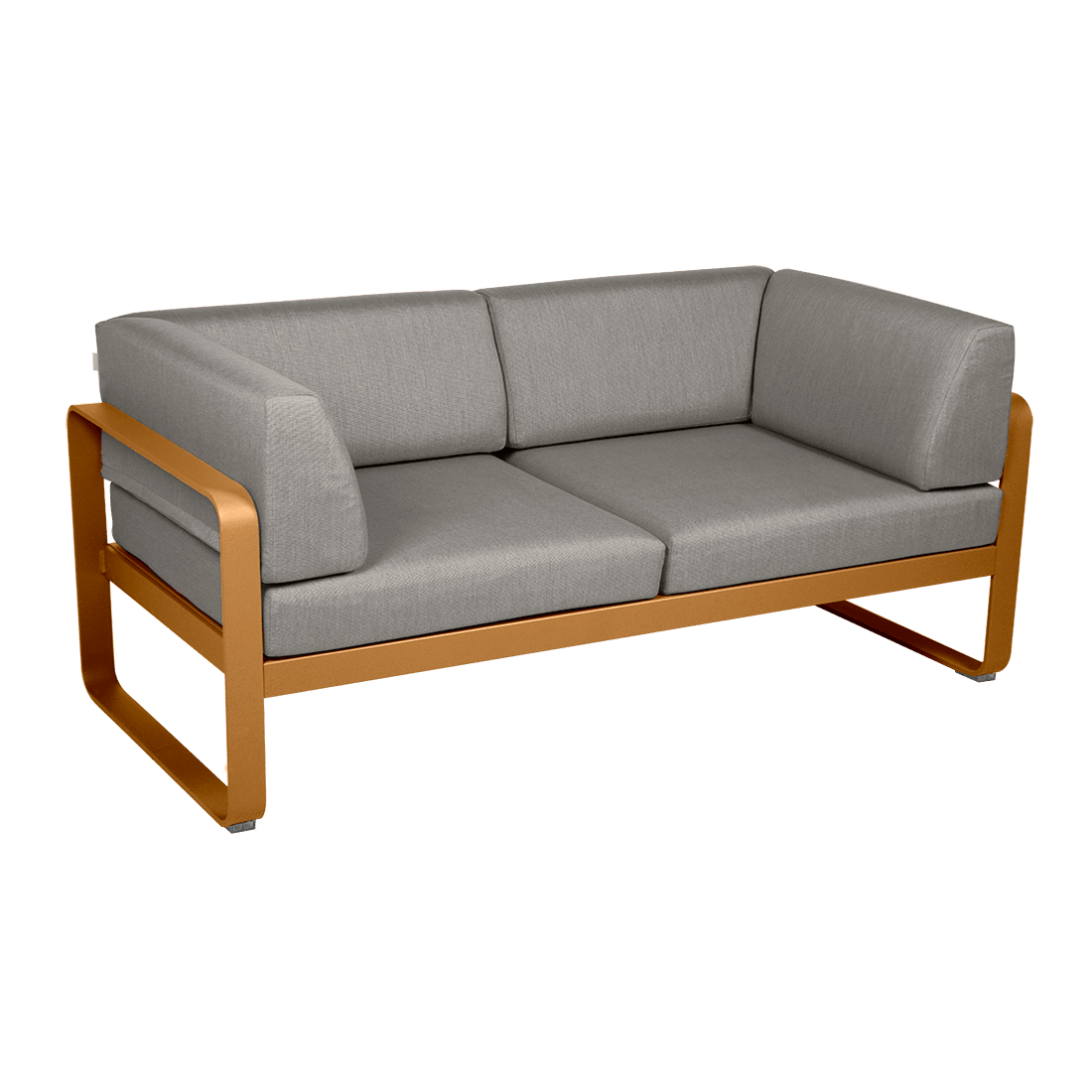Gartensofa BELLEVIE - 2-Sitzer mit Seitenkissen