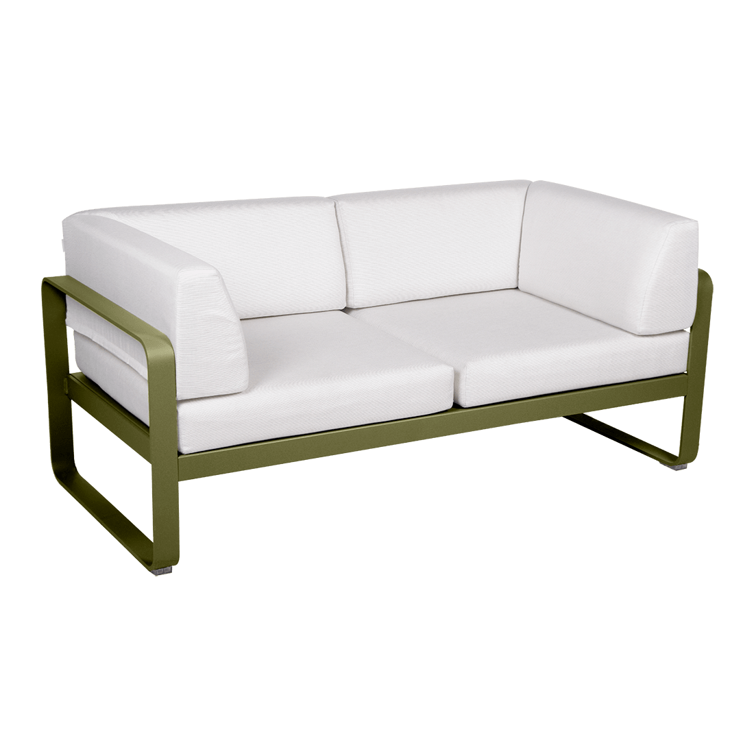 Gartensofa BELLEVIE - 2-Sitzer mit Seitenkissen