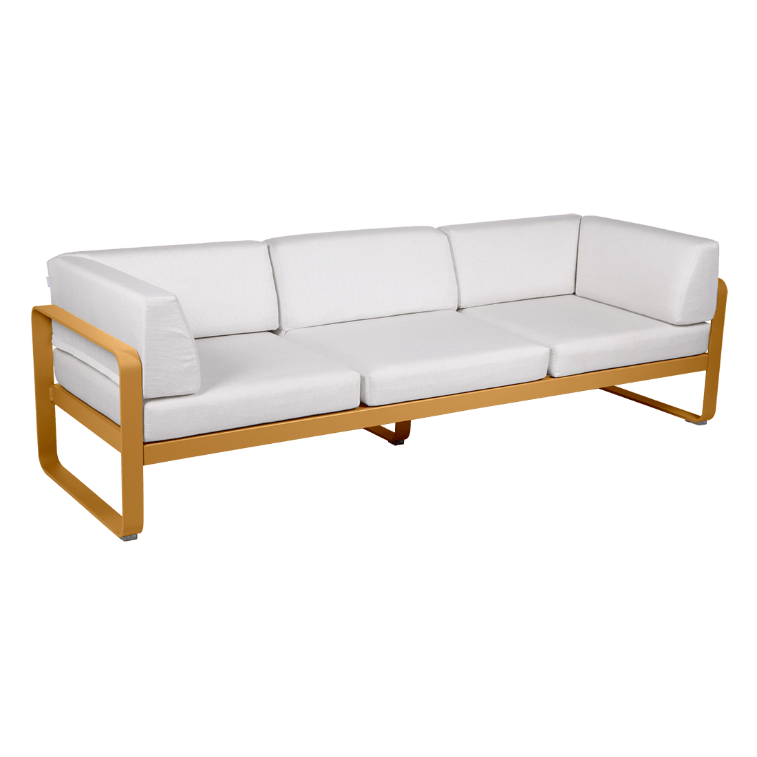 Gartensofa BELLEVIE - 3-Sitzer mit Seitenkissen