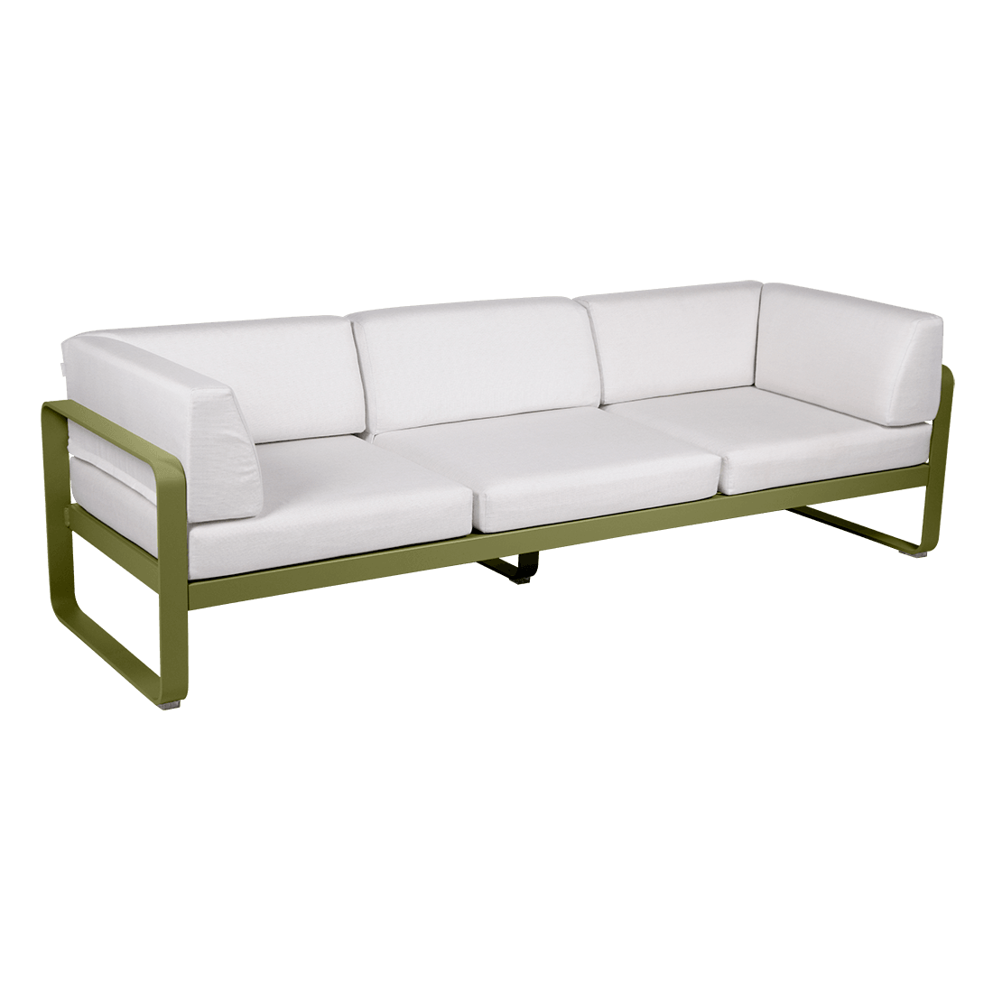 Gartensofa BELLEVIE - 3-Sitzer mit Seitenkissen