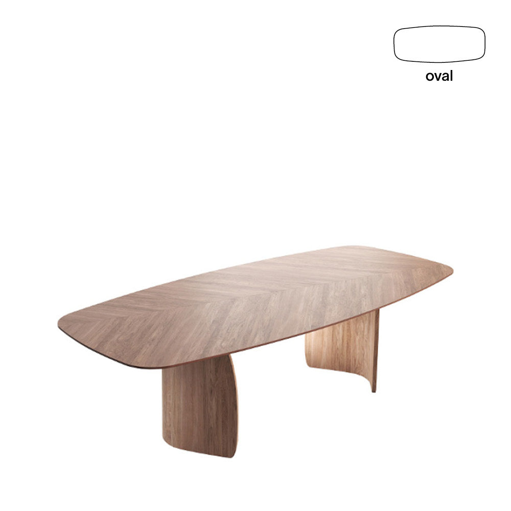 Dining table DOLMEN T0600 - walnut