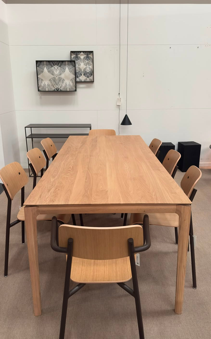 Ethnicraft BOK Dining Table, Solid Oak, 220 × 95 cm