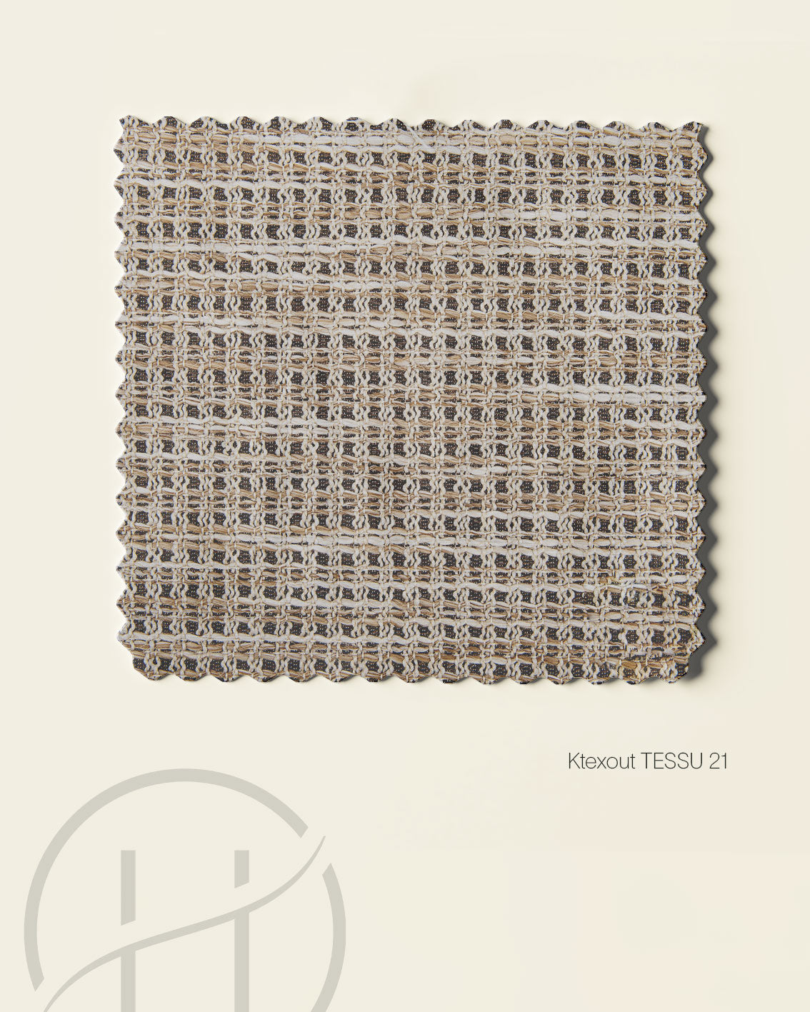 Gommaire KTEXTOUT TESSU 21 Outdoor Stoff Detail Webstruktur
