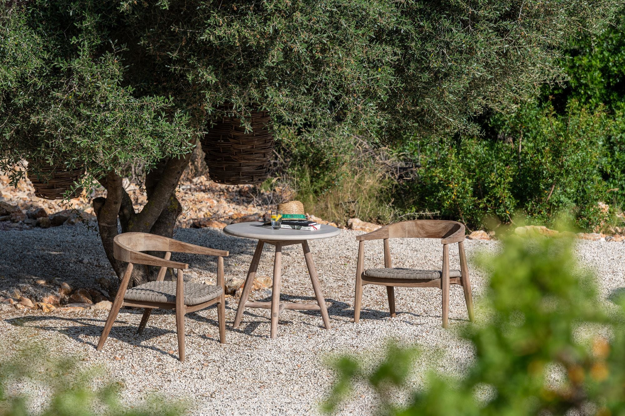 Bistrotisch low FAYE Beton