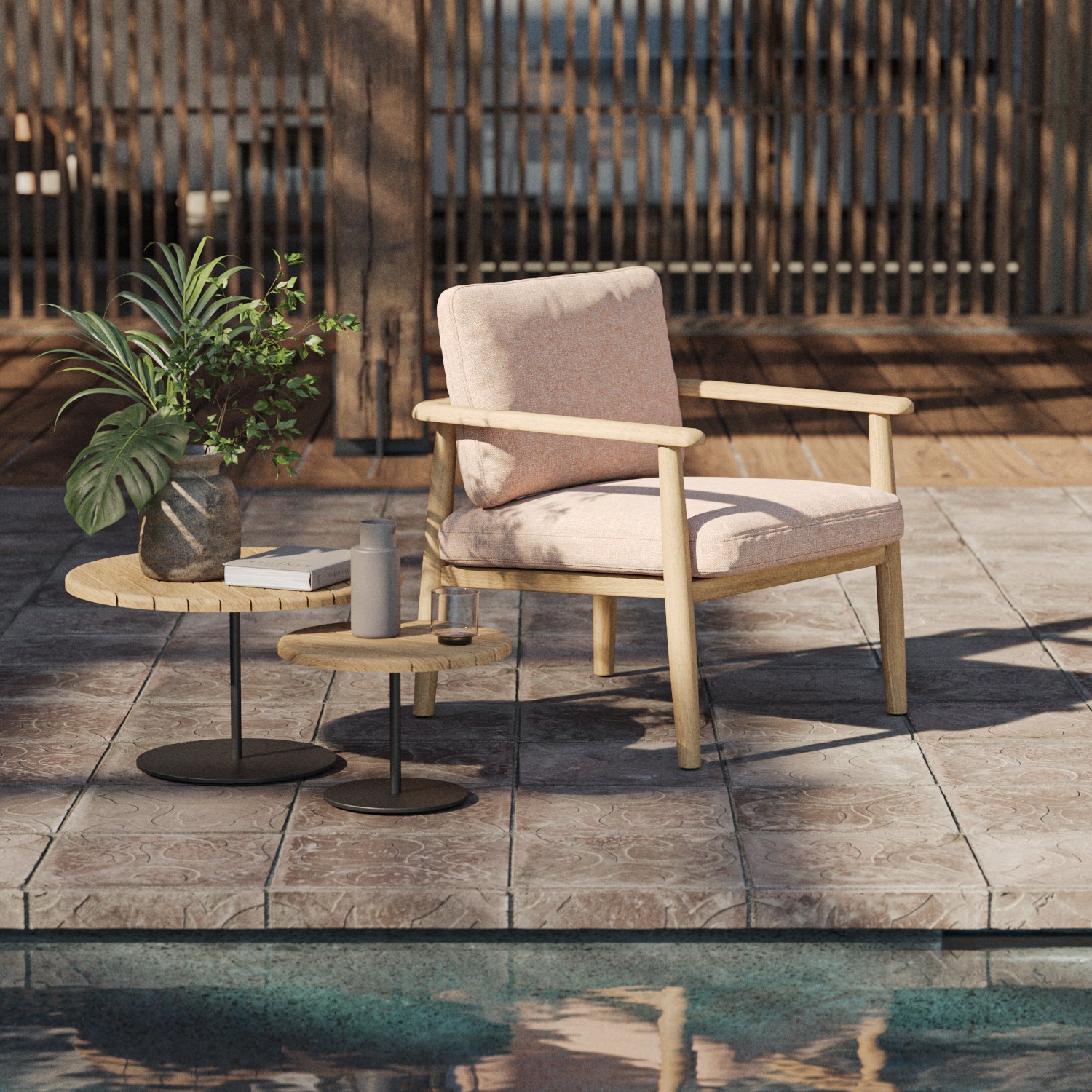 Side table BUTLER teak