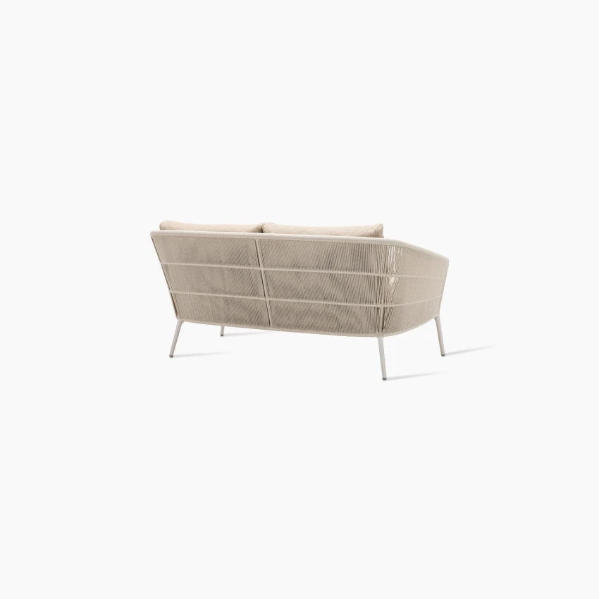 Vincent Sheppard AKARI Gartensofa 2,5-Sitzer in Dune White und Flax