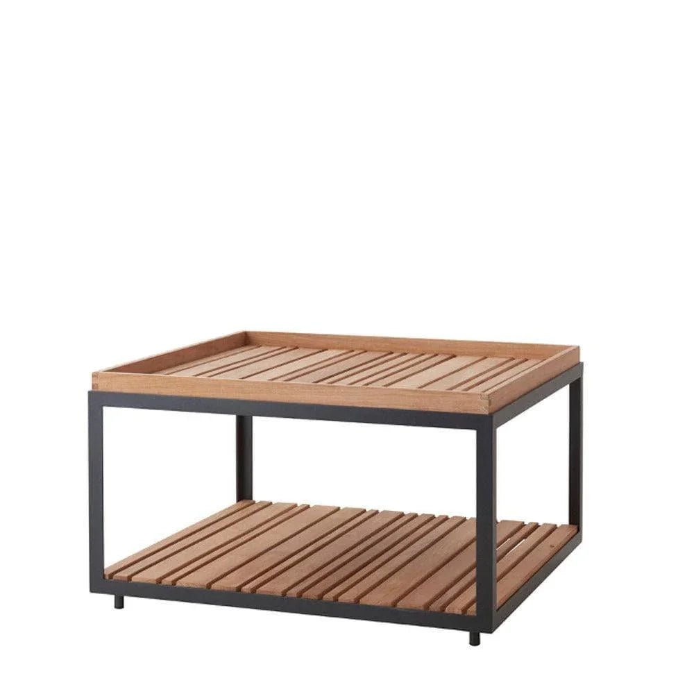 Cane - line - Couchtisch LEVEL - Teak - 5008AL-P5008T | Homestorys