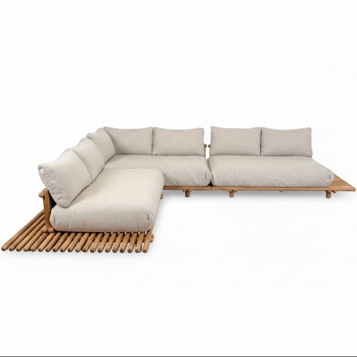 Cane - line - Gartensofa STICKS mit Plattform L - STICKSPLATFY152T 2 | Homestorys