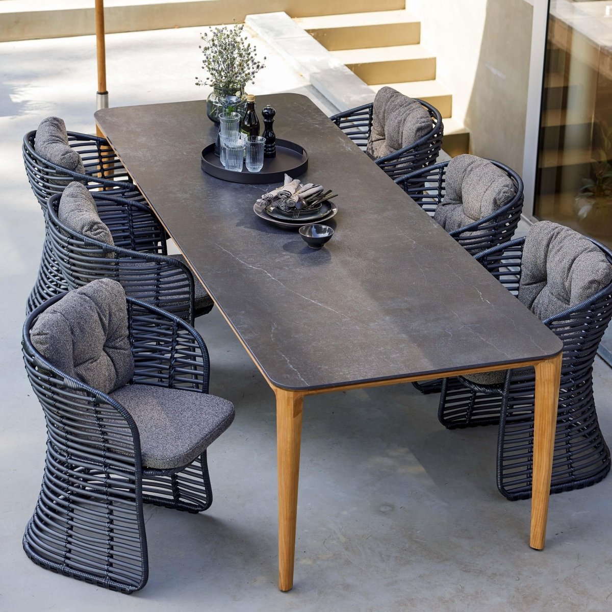 Cane - line - Gartenstuhl BASKET - 5410000G | Homestorys