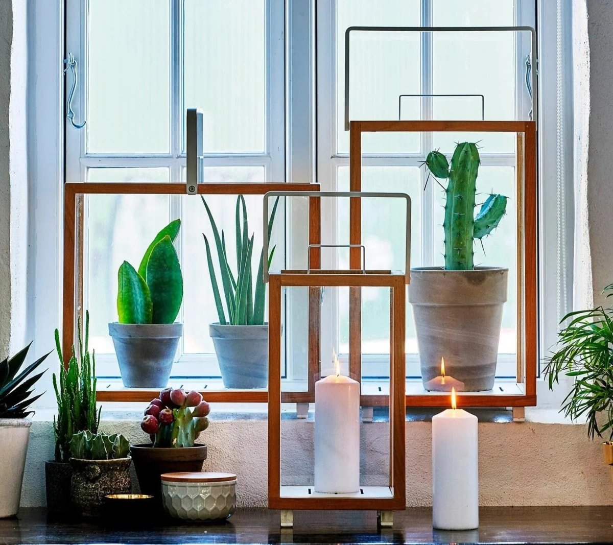 Cane - line - Laterne LIGHTHOUSE Teak - 5726TAL | Homestorys