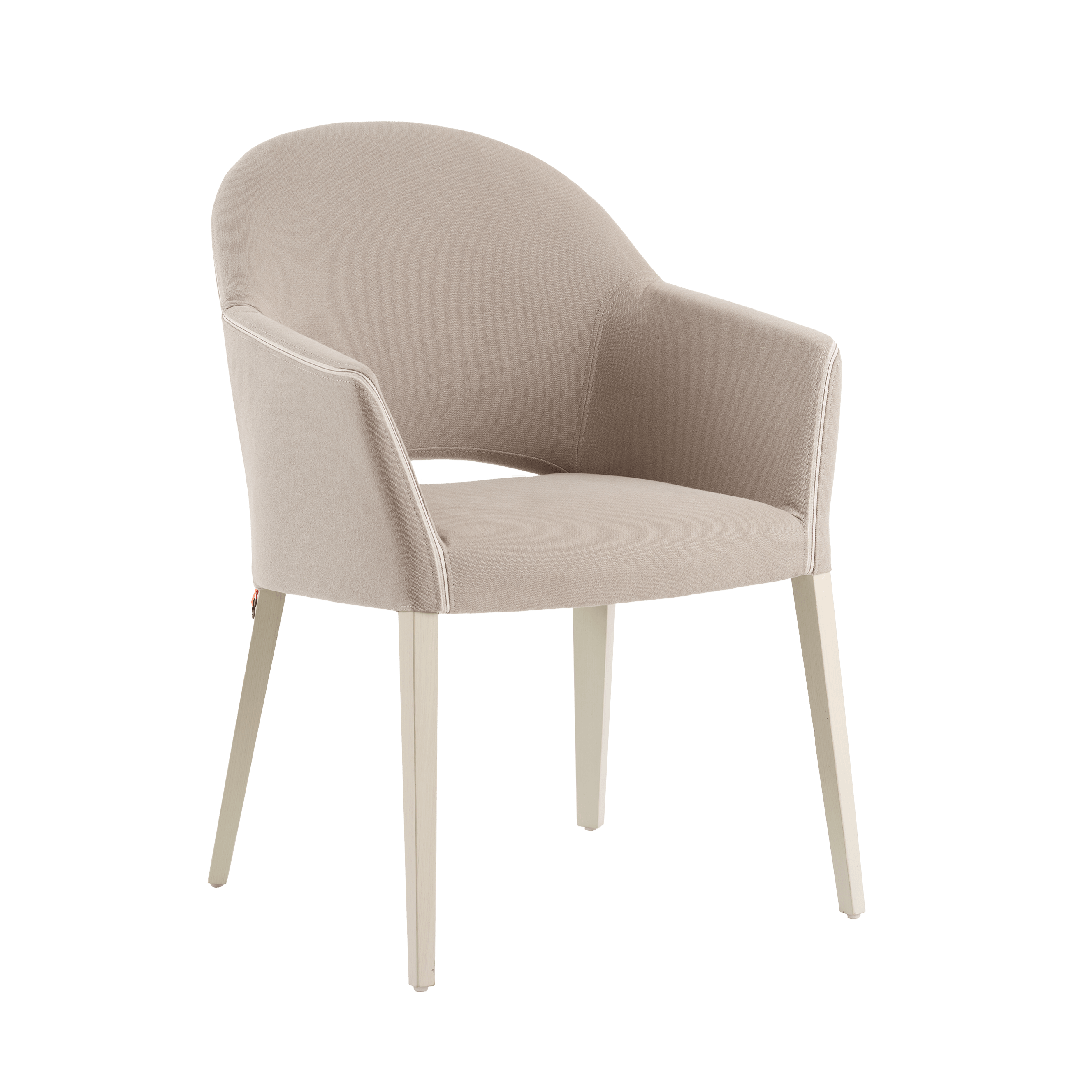 Mobitec CUORI C0412 – Armlehnstuhl mit elegantem Design und weich gepolsterter Rückenlehne im Modellbild