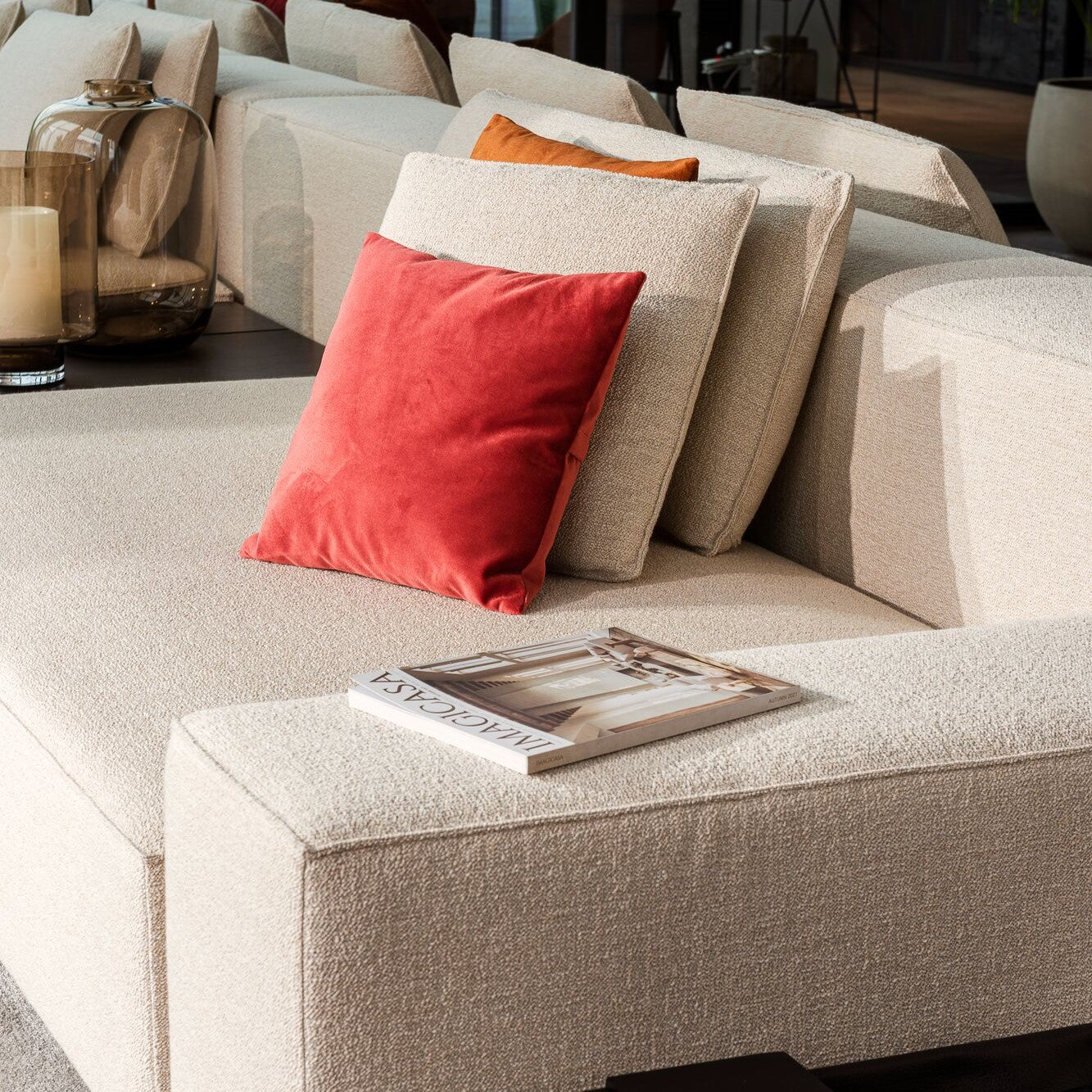 Passe Partout BLOCCO Sofa Ecke Raumfoto | Homestorys