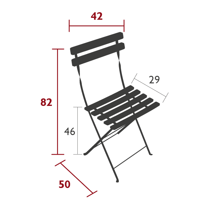 Gartenstuhl BISTRO - Metall _ Fermob _SKU 010101