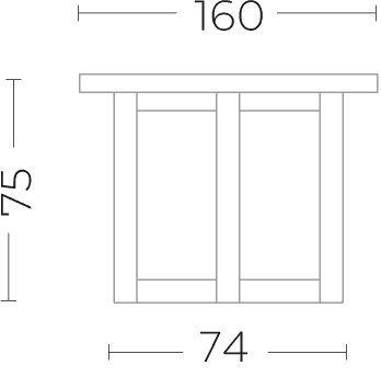 Gommaire - Esstisch JUSTIN - Rund - G654L-ABR | Homestorys