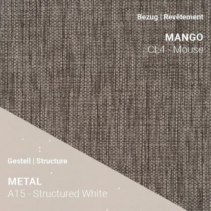 Mobitec LOLA C3510 mit Mango CL4 Mouse und A15 Structured White – sanfte Optik mit Struktur