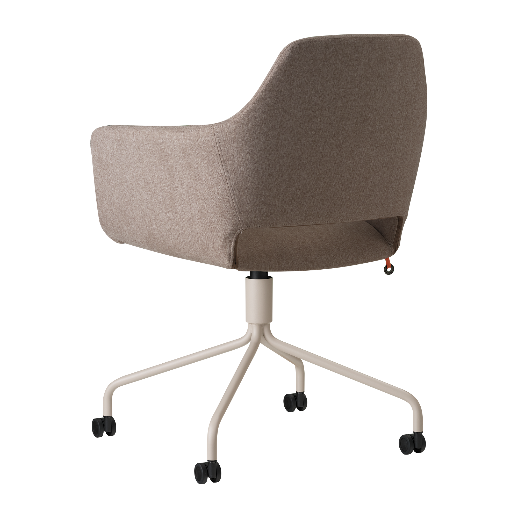 Rückansicht des Stuhls LOLA C4212 – klare Linien, elegante Polsterung