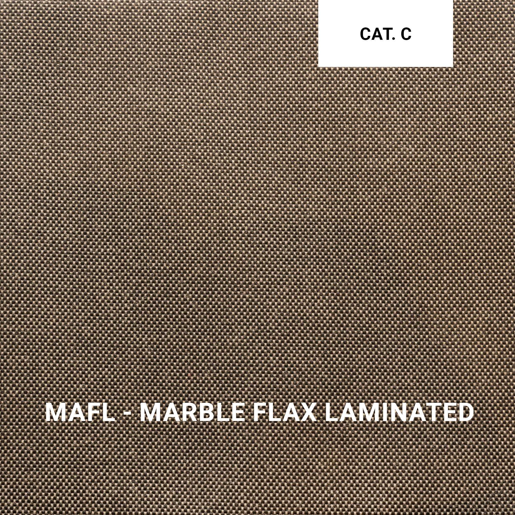 Loungeset ORGANIX 04 in Marble Flax Laminated – eleganter Naturstoff mit schmutzabweisender Laminierung